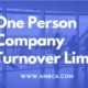 One Person Company Turnover Limit