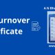 CA Turnover Certificate